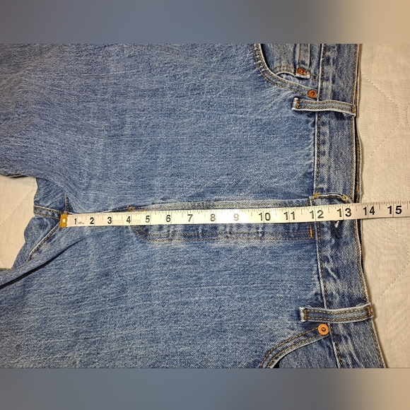 Levi's 501 Button-Fly Jeans Men's 40x30 Blue Denim Straight 5-Pkt Original-Fit - Picture 10 of 11
